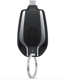 Keychain power bank | Keychain Portable Charger, Mini Power Emergency Pod (random color)