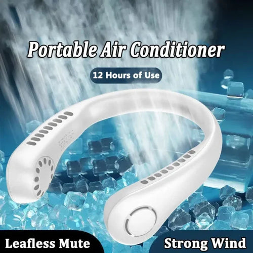 Portable Rechargeable Neck Fan