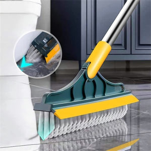 2 In 1 Floor Cleaning Brush Bathroom Tile Windows Floor Cleaning Brush With 120° Rotatable Head – Multipurpose Bathroom Floor Cleaning Brush – Floor Brush Scrubber – Without Box
