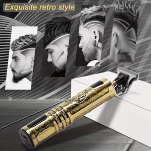 Metal Body -vintage T9 Trimmer Hair Trimmer For Men Shaver For Men Original Usb Rechargeable Hair Cutting Machine Metal Body Beard Trimmer ( With Box )