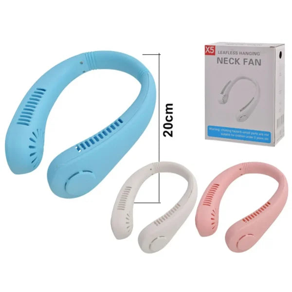 Portable Rechargeable Neck Fan